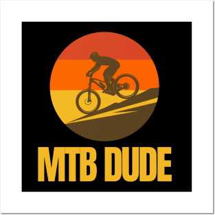 MTB Dude Shirt, Mountain Biking Shirt, Mountain Bike Shirt, Mtb Shirt, Mountain Biker, Mtb Bikes, Downhill Bike, Mtb Riders, Mountains Posters and Art